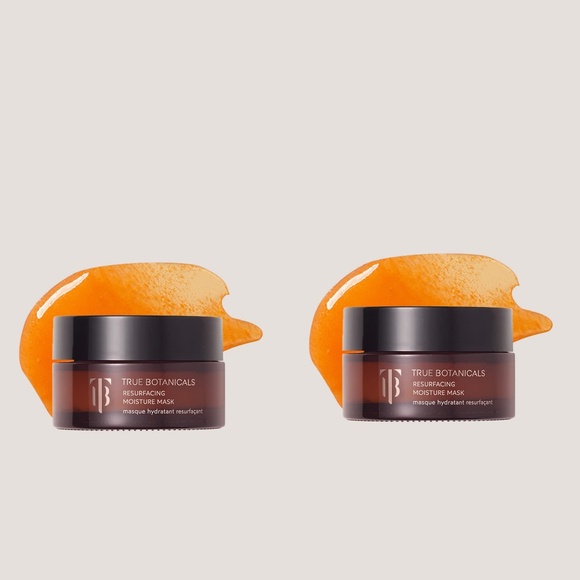 Lot 2pc New TRUE BOTANICALS Resurfacing Moisture Mask 1fl oz Vegan Lactic Acid